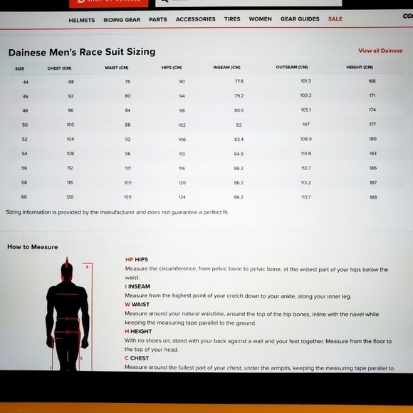 New Dainese 2-Piece Motorcycle Leather Track Suit Black Red White - 48 / Small - Picture 16 of 16